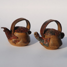  Tea pot with lustre