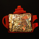 Tea pot embroidered 
